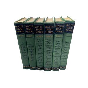 Great Short Stories Hardcover Book Collection By Collier 6 Volumes 1953 Edition